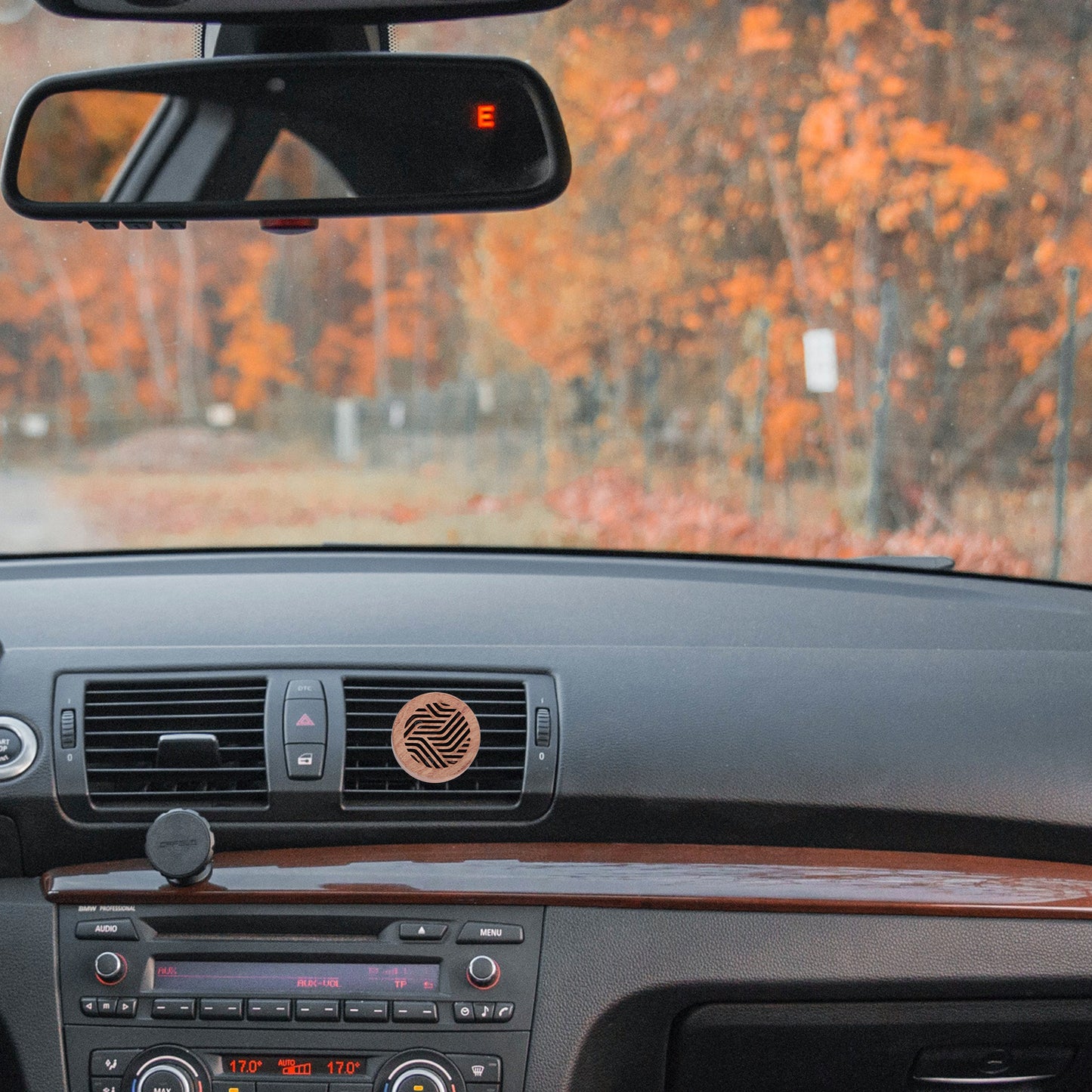 Aroma Wooden Car Vent Diffuser — Essential Oil Air Freshener