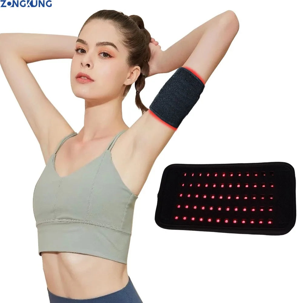 Red Light Therapy Wireless Belt for Arm Hand Wrist Relief Muscle Repair,Decrease Inflammation,Speed Healing 660&850nm with Timer