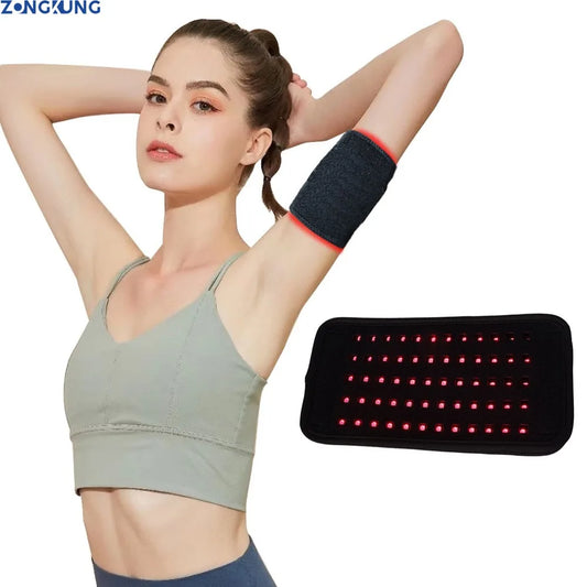 Red Light Therapy Wireless Belt for Arm Hand Wrist Relief Muscle Repair,Decrease Inflammation,Speed Healing 660&850nm with Timer