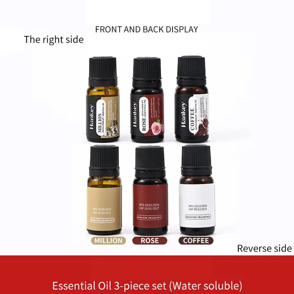 Aromatherapy Essential Oil Set – Natural Scent for Diffusers & Car Air Fresheners