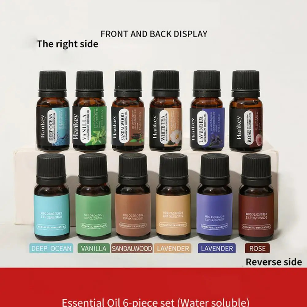 Aromatherapy Essential Oil Set – Natural Scent for Diffusers & Car Air Fresheners