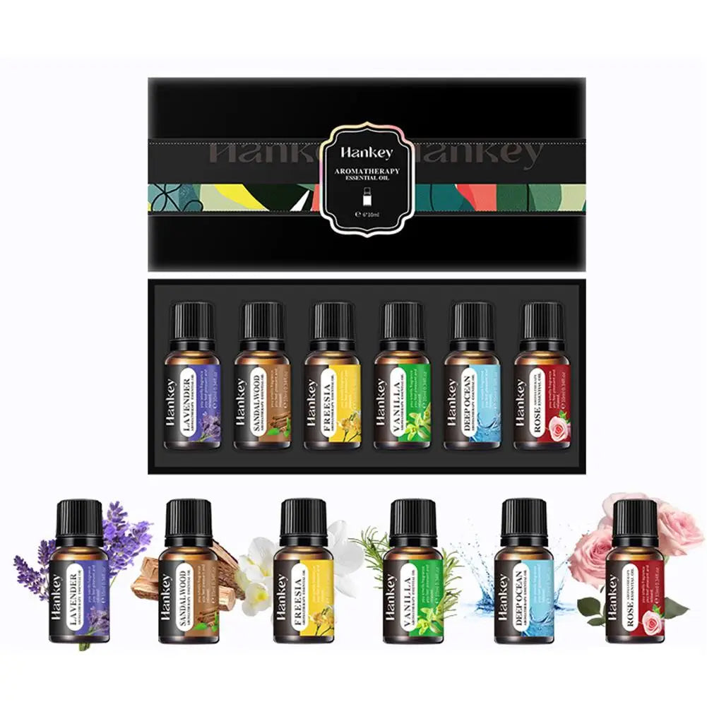Aromatherapy Essential Oil Set – Natural Scent for Diffusers & Car Air Fresheners
