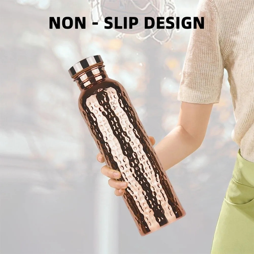 Premium 800ml Copper Water Bottle