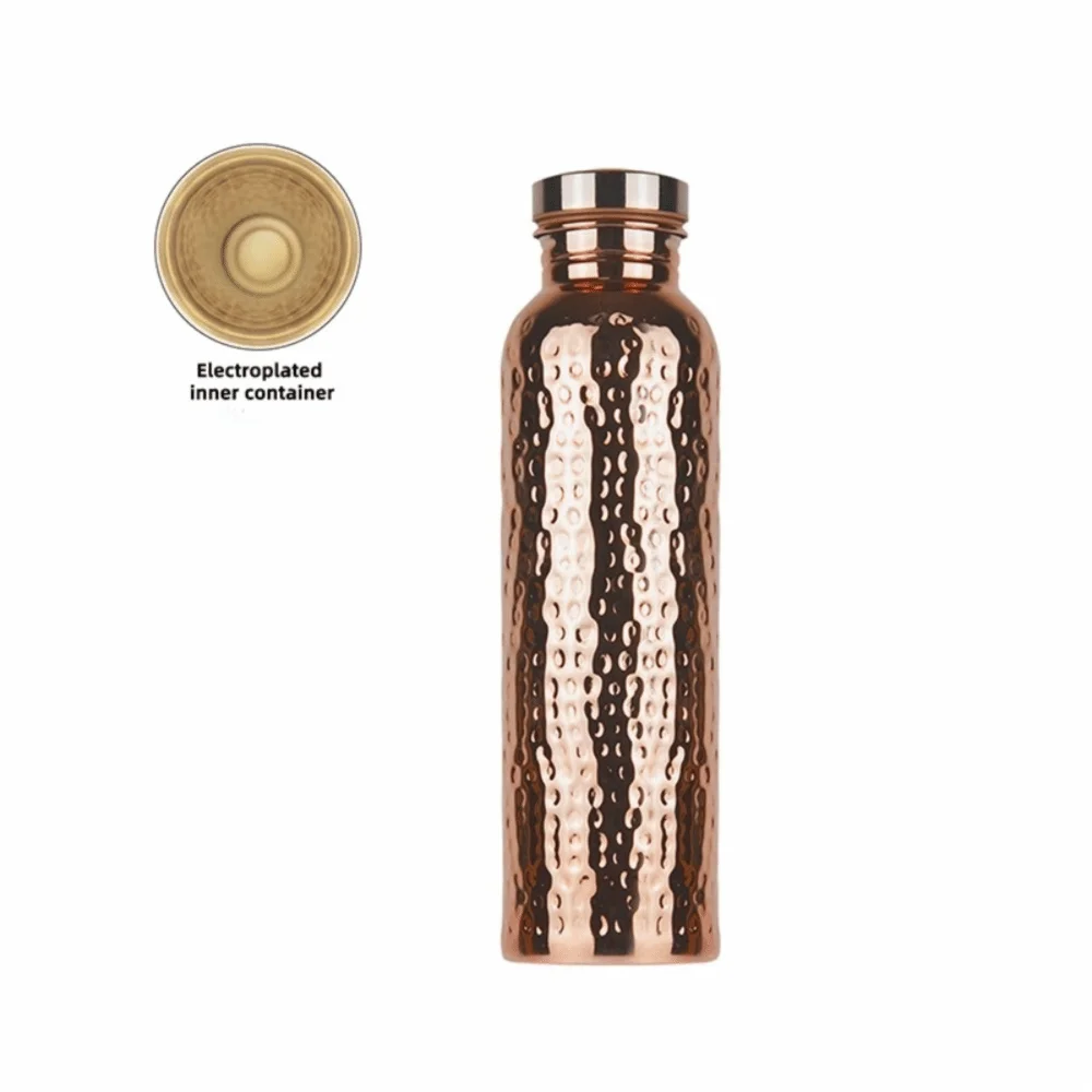 Premium 800ml Copper Water Bottle