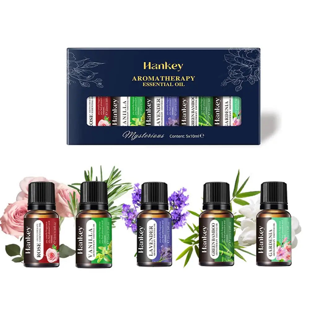 Aromatherapy Essential Oil Set – Natural Scent for Diffusers & Car Air Fresheners